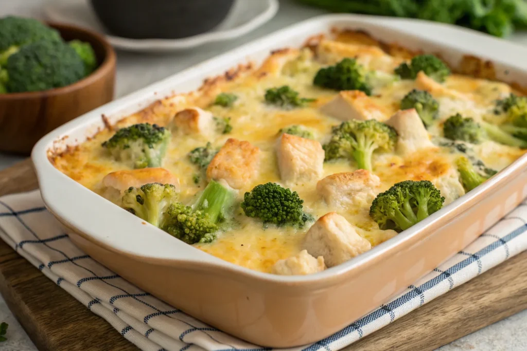 Cheesy Chicken and Broccoli Casserole