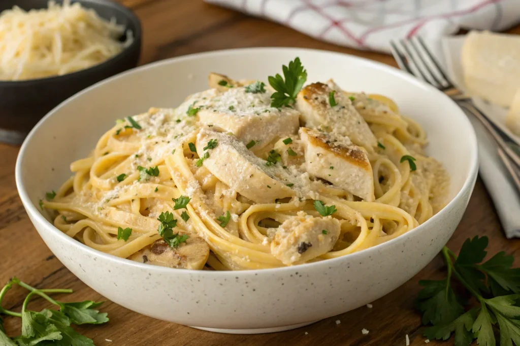 Creamy Chicken Alfredo Pasta