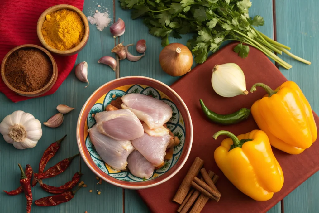 Essential Ingredients for an Authentic Churu Chicken Amarillo Recipe